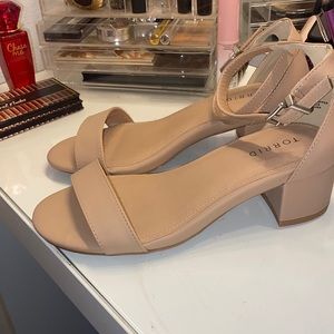 Cute nude Block Torrid Heels